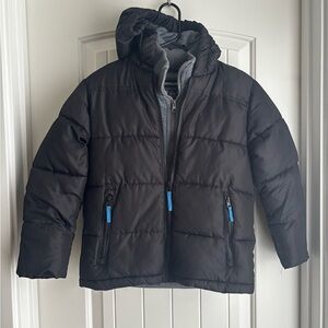 Children's Black Puffer Jacket size 8
